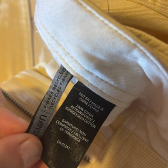 Corn vanilla yellow cotton Wynwood relaxed fit chinos pants NWT - Picture 6 of 10
